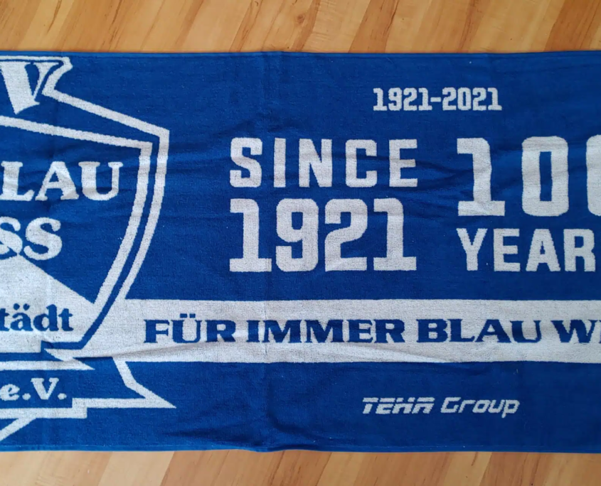 Handtuch mit Logo des SV Farnstaedt